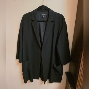 Eileen Fisher Silk Drop Sleeve Blazer